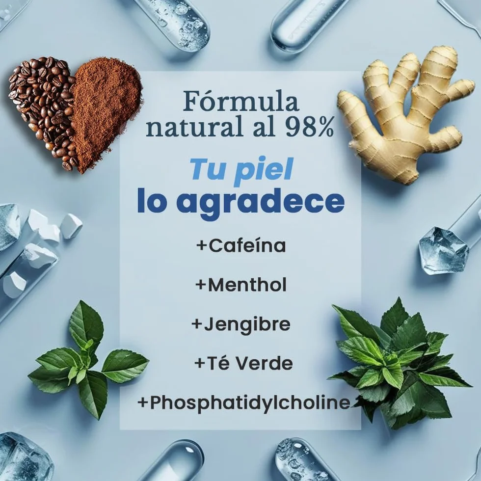 Ritalia® Vendas frías para piernas Efecto refrescante extractos naturales anticelulítico