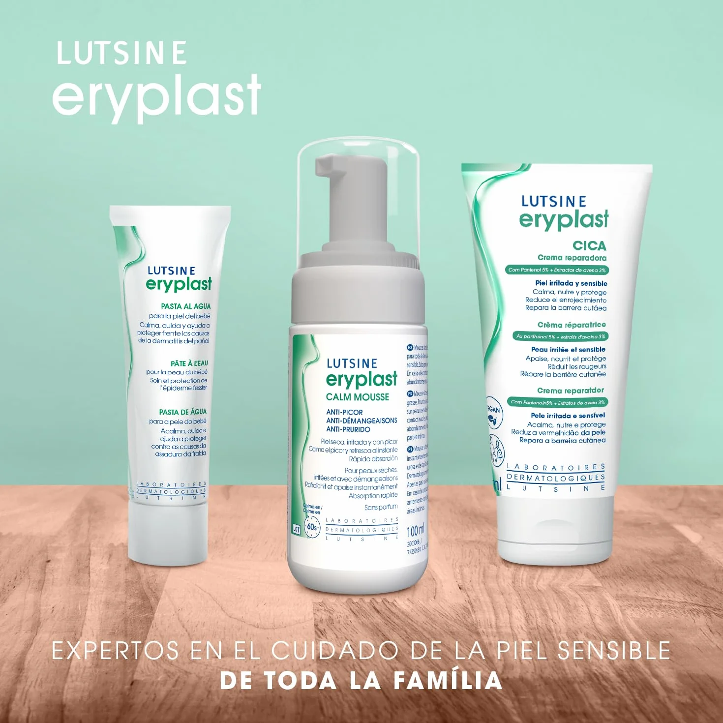 Eryplast CALM Mousse Anti Picor - Espuma Alivio Picor Inmediato 60 Segundos Piel Seca Irritada