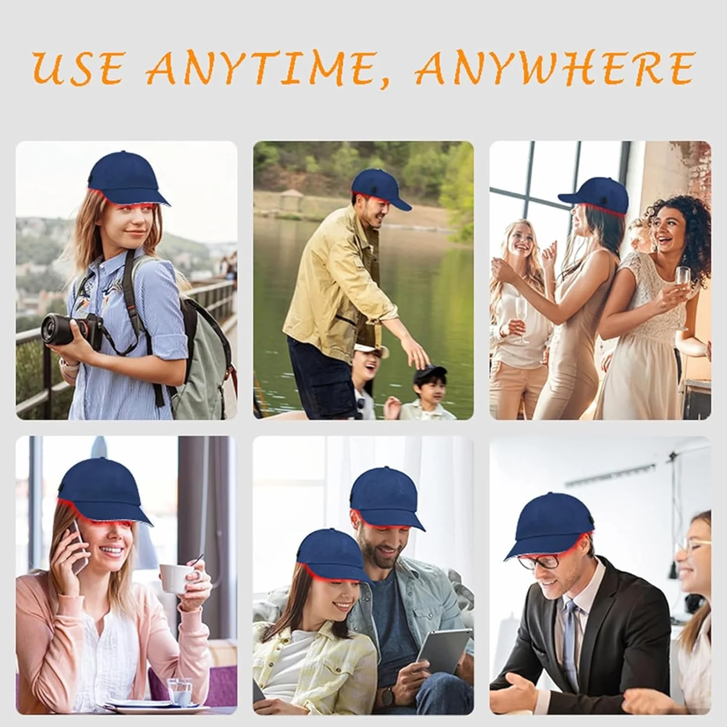 Gorro De Terapia De Luz Roja, 160 Piezas De Cuentas De Lámpara, Gorro De Crecimiento Del Cabello Con Control De Aceite, Longitud De Onda 630 Nm, 850 Nm Y 940 Nm, Gorro De Crecimiento Del Cabello LED