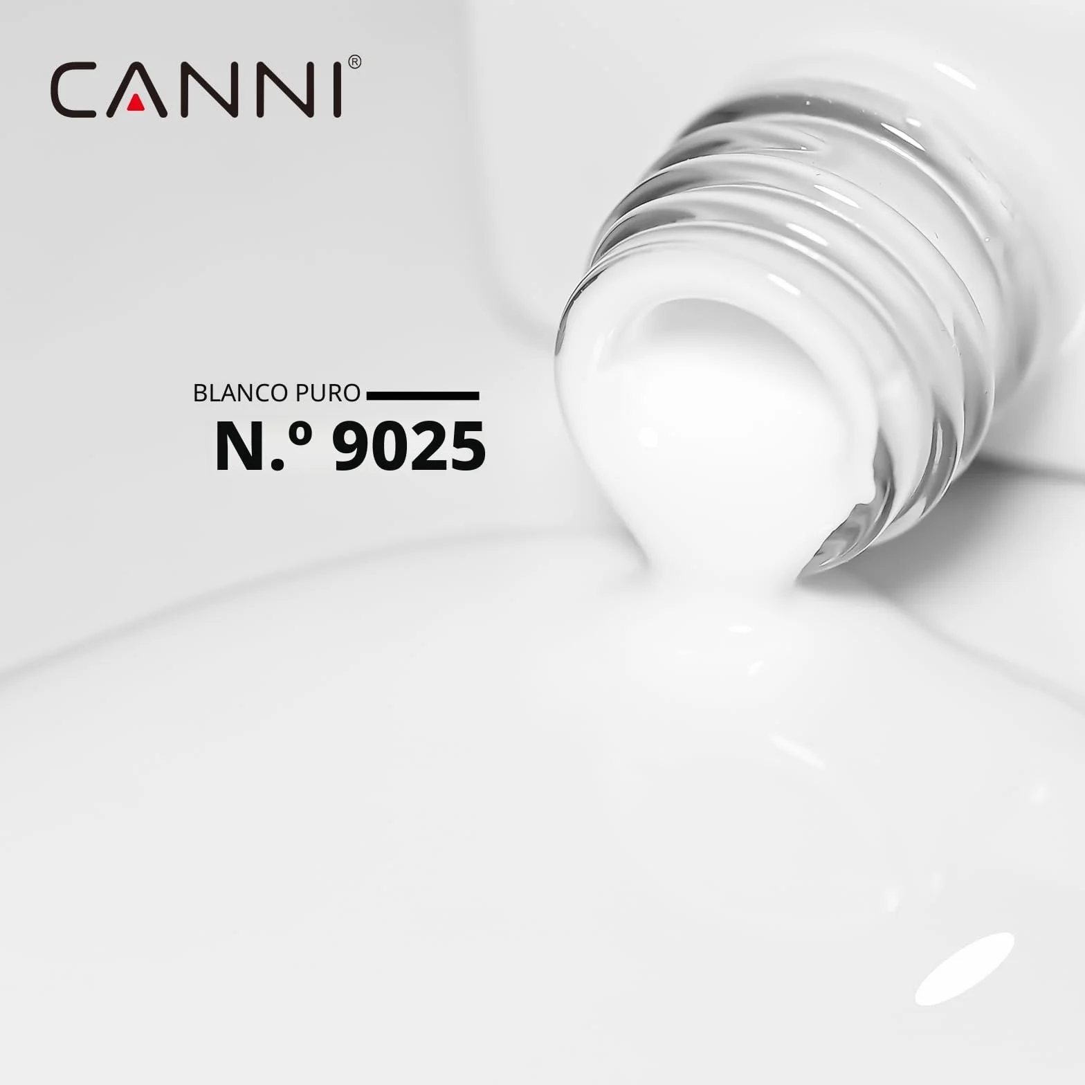 CANNI Esmaltes Semipermanentes de Uñas en Gel Blanco White Pintauñas Manicura