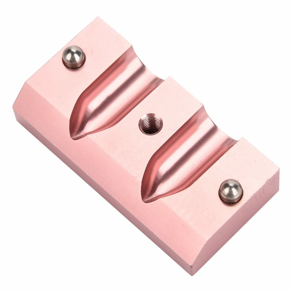 Kit de Herramientas para Hacer Bálsamo Labial y Pintalabios DIY, Molde de Aleación de Aluminio Oro Rosa