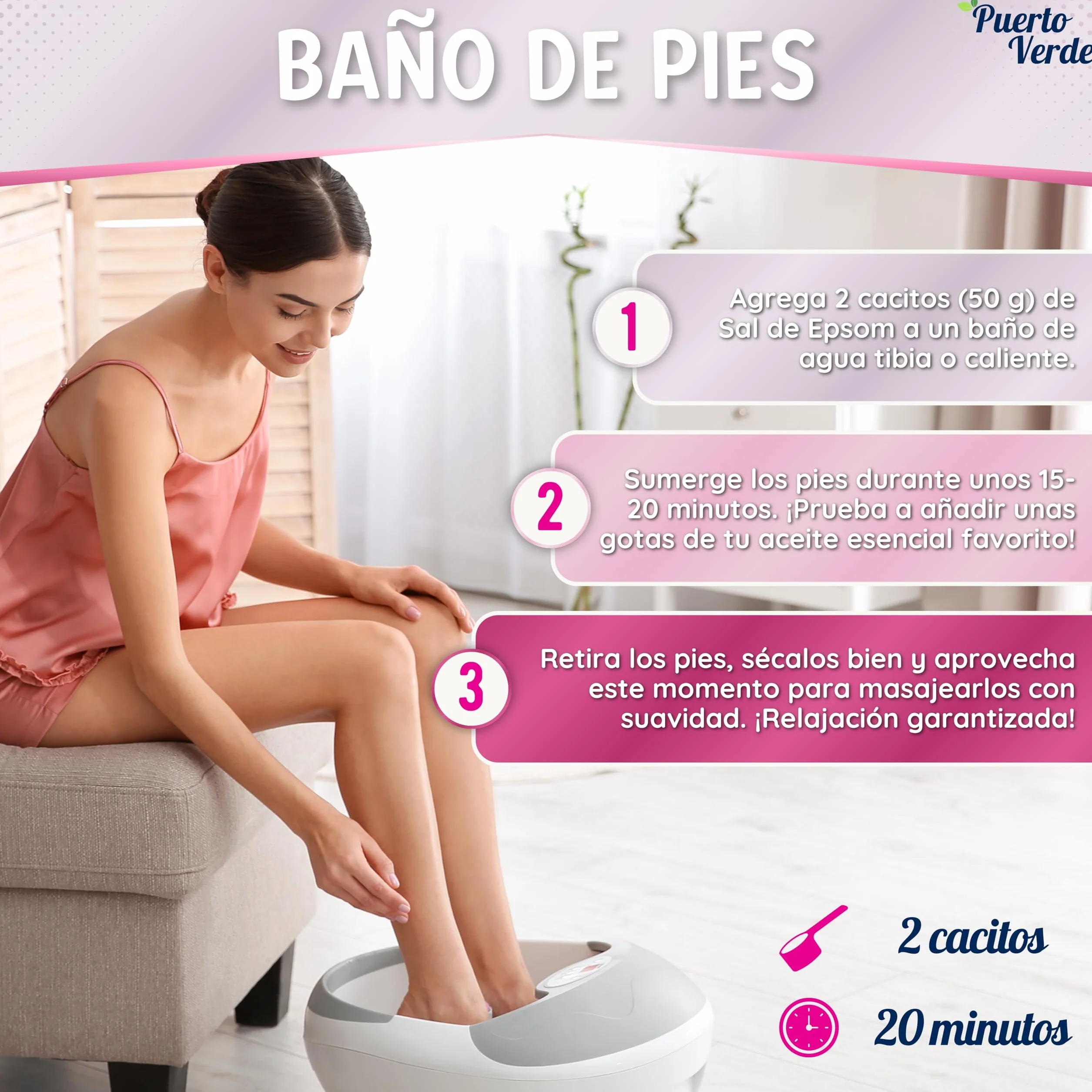 Sal de Epsom Pura 9 kg - Fuente de Magnesio para Baño y Cuidado Personal