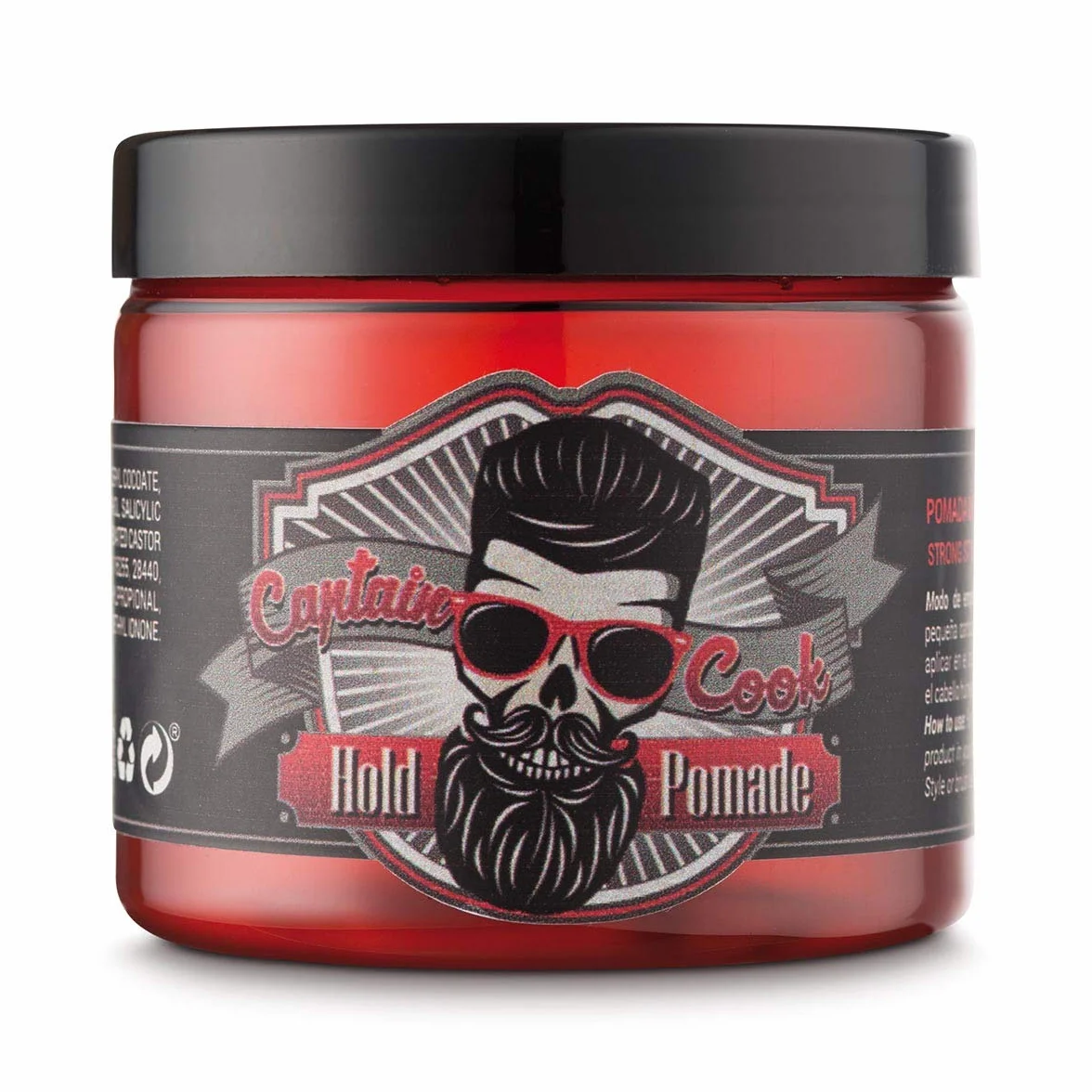 EUROSTIL CAPTAIN COOK POMADA FUERTE 200ML Negro