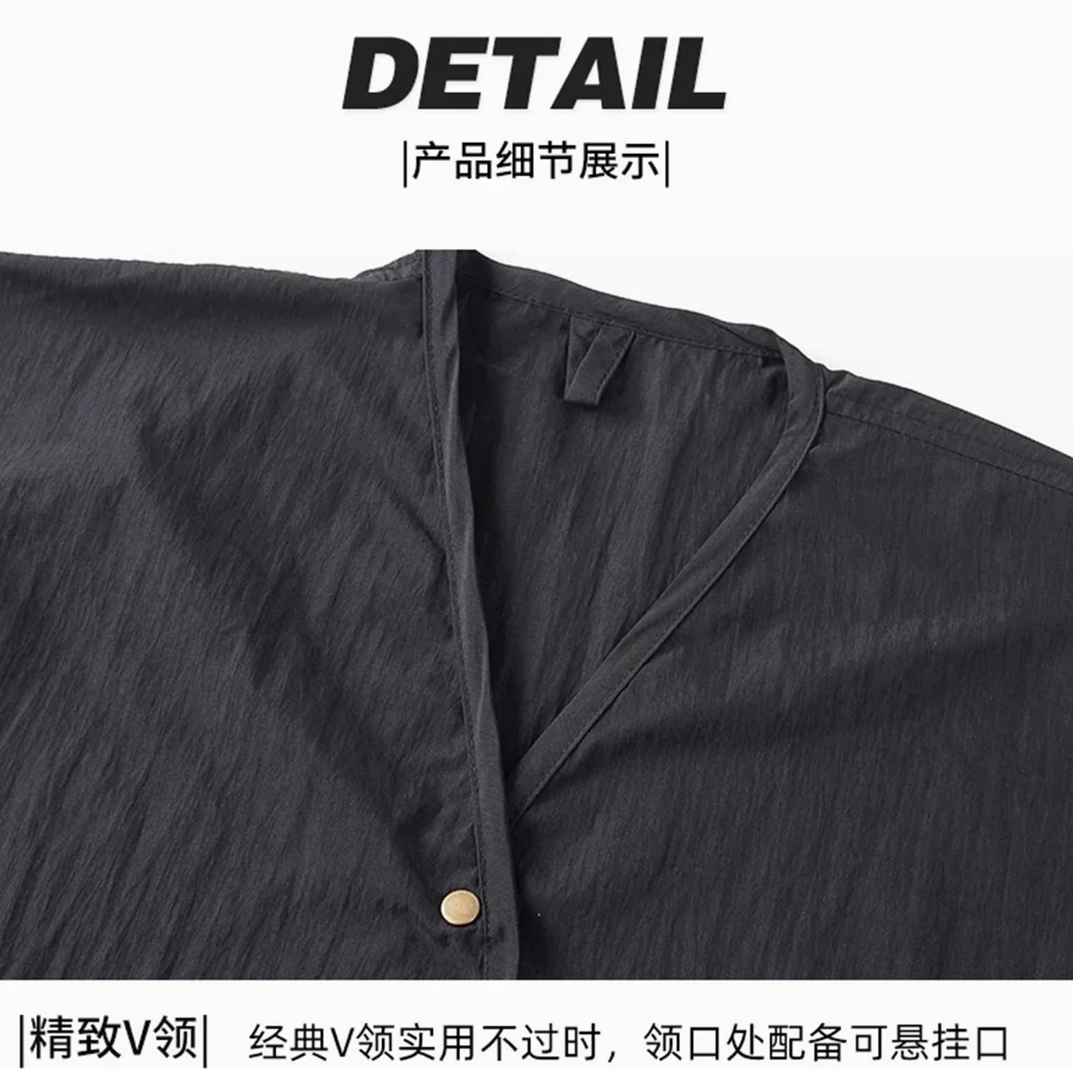 Tela para Cortar El Pelo Bata de peluquería, Bata de Cliente, Albornoces de Mujer, Capa de Corte de Pelo, Ropa de peluquería Profesional, Delantal de peluquería Capa Peluqueria(Gray)