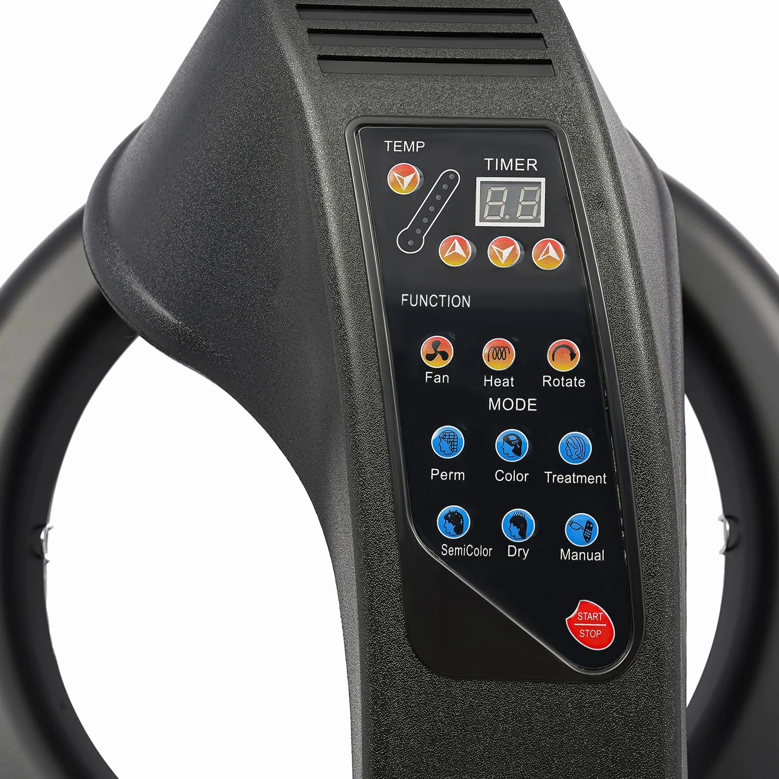 Campanas secas para cabello 950 W vaporizador profesional 4 ruedas 6 modos altura ajustable 134-173 cm