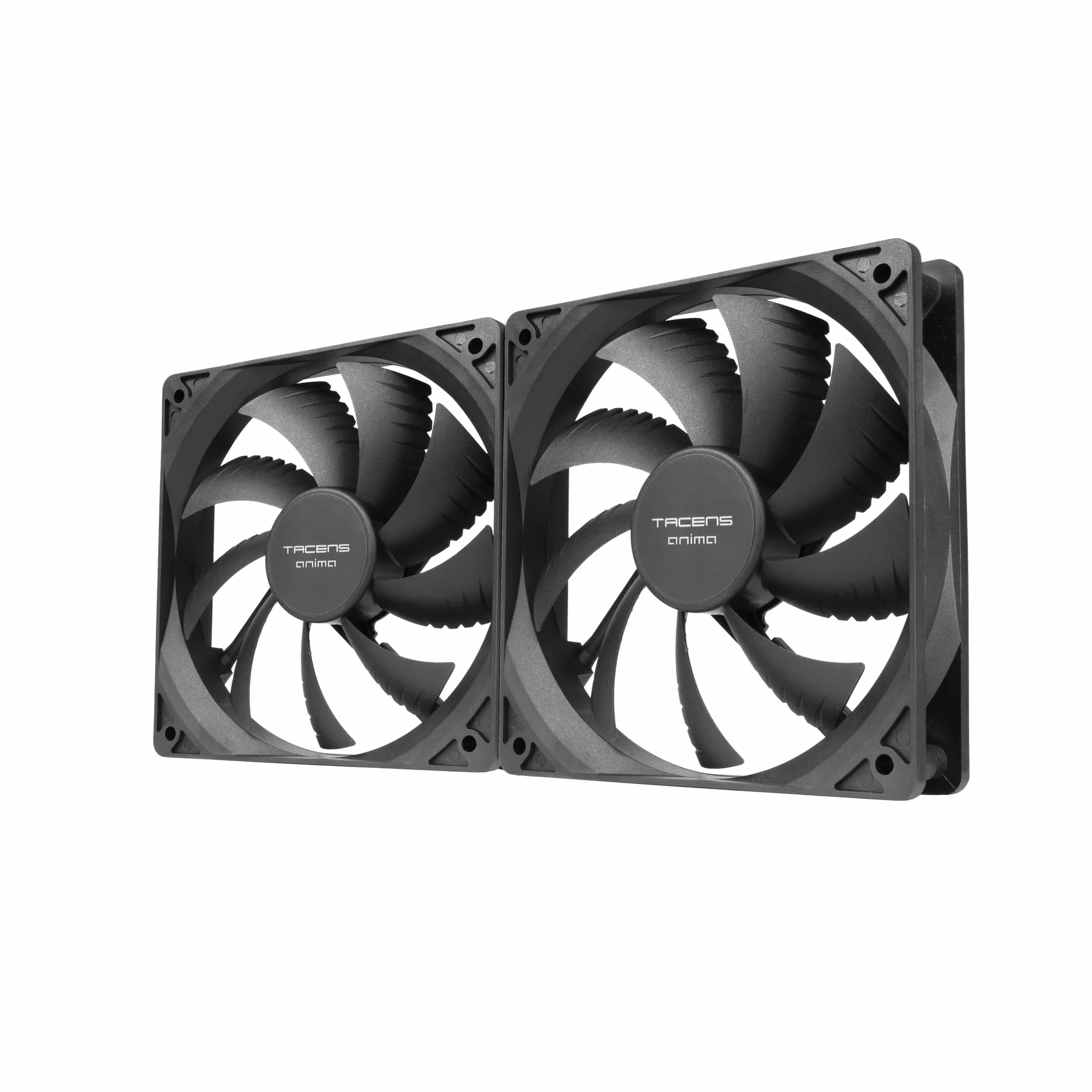 Tacens Anima AF12X2 Kit 2x Ventiladores 120mm Ultrasilencioso Rodamientos FLUXUS Negro