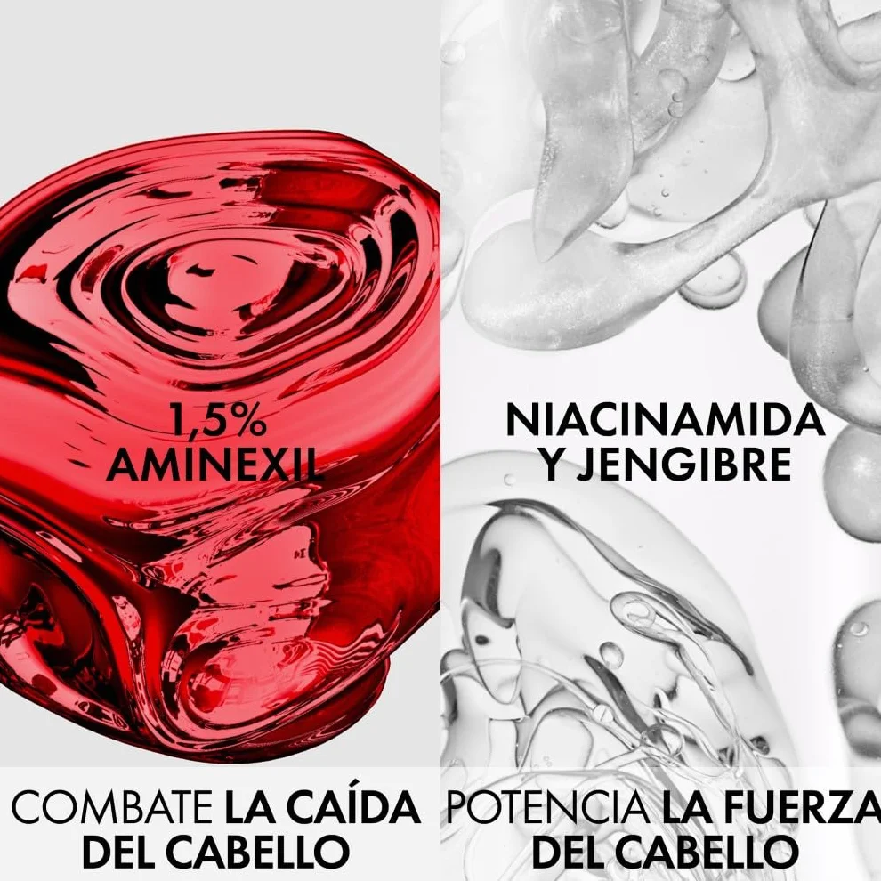 Vichy Dercos Aminexil Clinical R.E.G.E.N. Booster Sérum Regenerador Capilar Reduce Caída Crecimiento Cabello