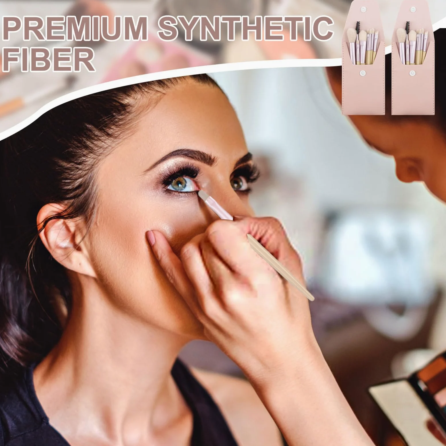 Juego de 15 brochas de maquillaje tamaño viaje, mini brochas de maquillaje facial, bolsa para maquillaje, recuerdos de fiesta, boda, despedida de soltera, regalo de dama de honor, regalo de despedida