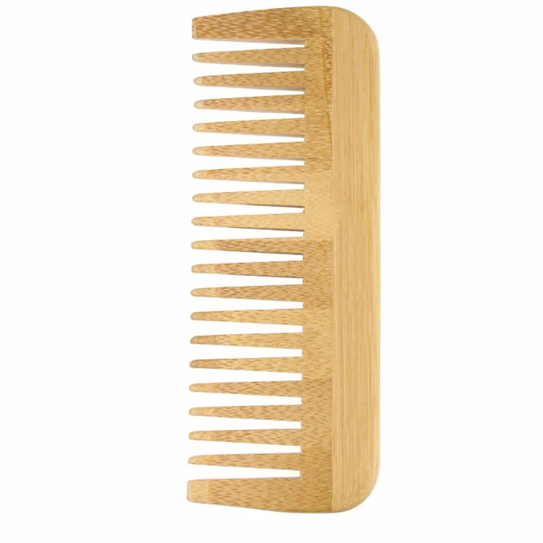 Peine de Madera Duradero de Bambú Natural para Hombres y Mujeres