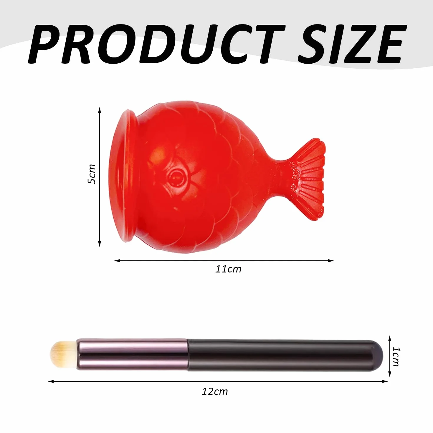 Juego de Herramientas de Belleza: Dispositivo para Rellenar Labios de Pico de Pez y Cepillo de Labios de Cabeza Redonda