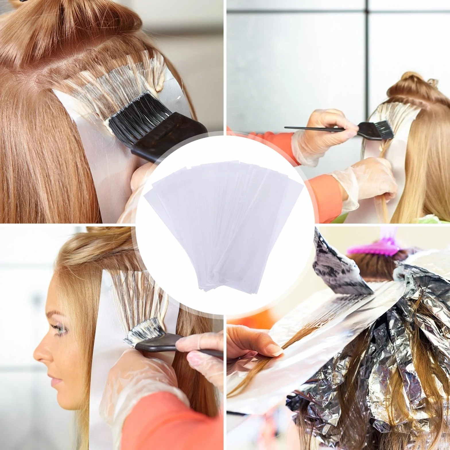 Papel Aislamiento Protección Calor 200 para Teñir Cabello Blanco