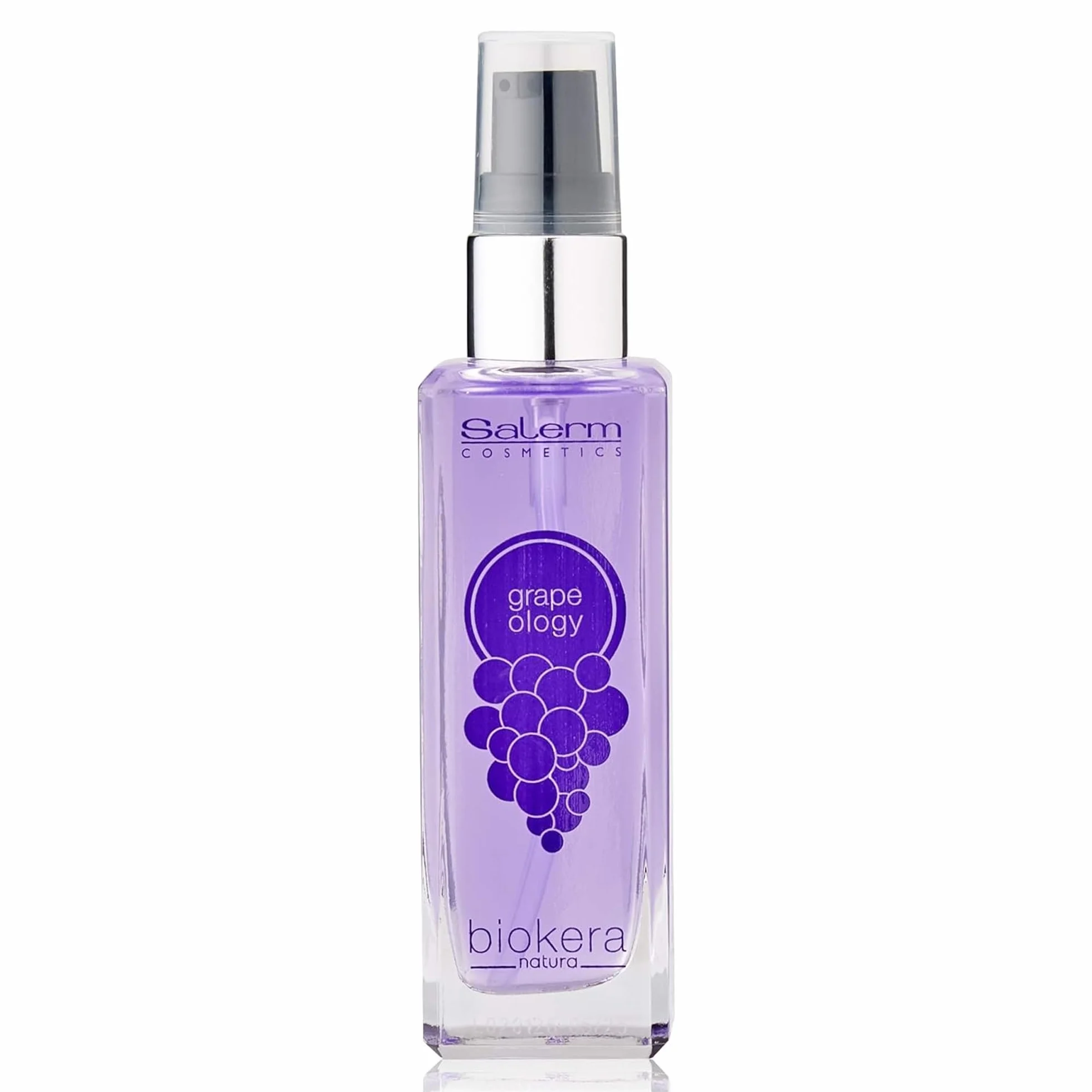 SALERM - Aceite Pepita de Uva - Grapeology Biokera Natura - 60 ml - Reparador de Puntas - Sérum Hidratante para Pelo Seco y Dañado - Antioxidante - para Cabellos Blancos o Decolorados