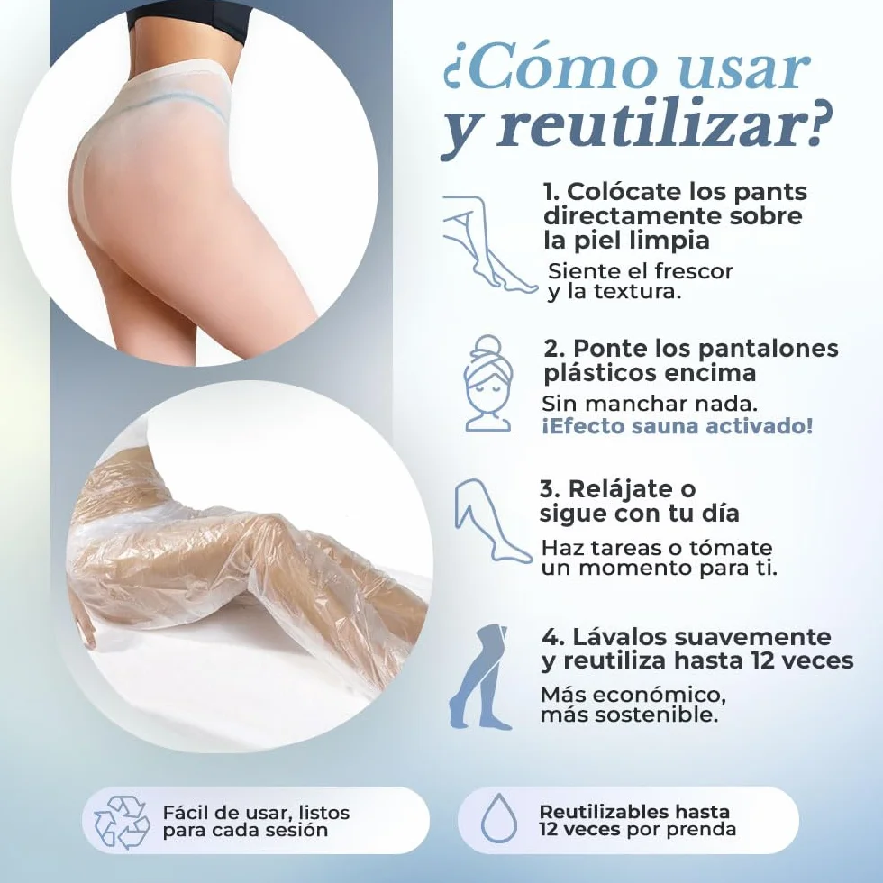 Ritalia® Vendas drenantes anticelulíticas con sal del Mar Muerto y principios activos veganos