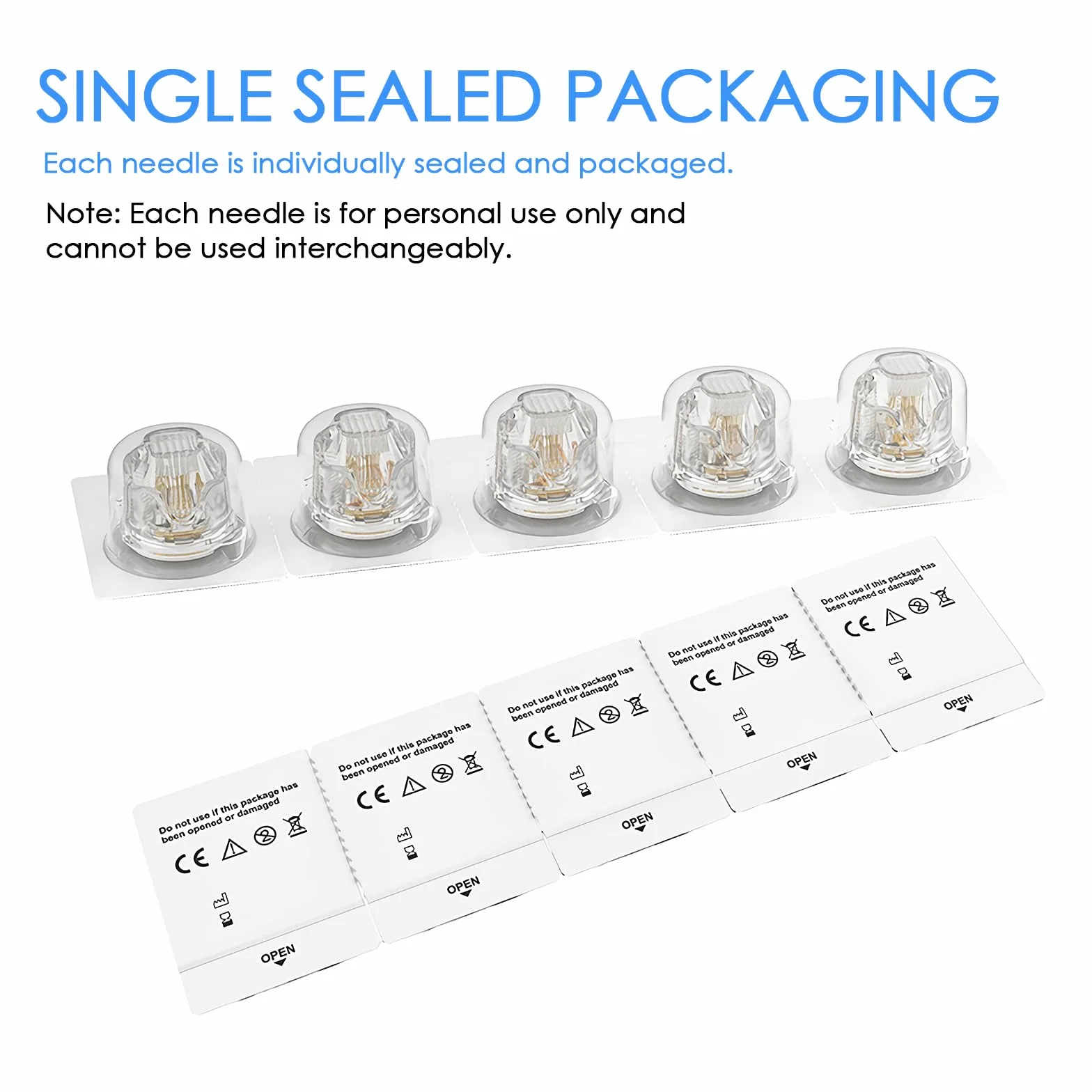 Cartuchos Originales de Microneedling Bio Pen Q2, 25 Pin 10 Piezas