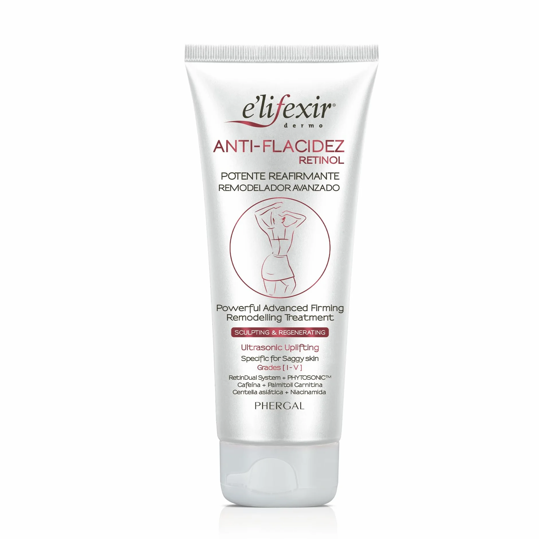 Elifexir Anti-flacidez Retinol Crema 200 ml - Esculpe, Reafirma y Renueva la Piel