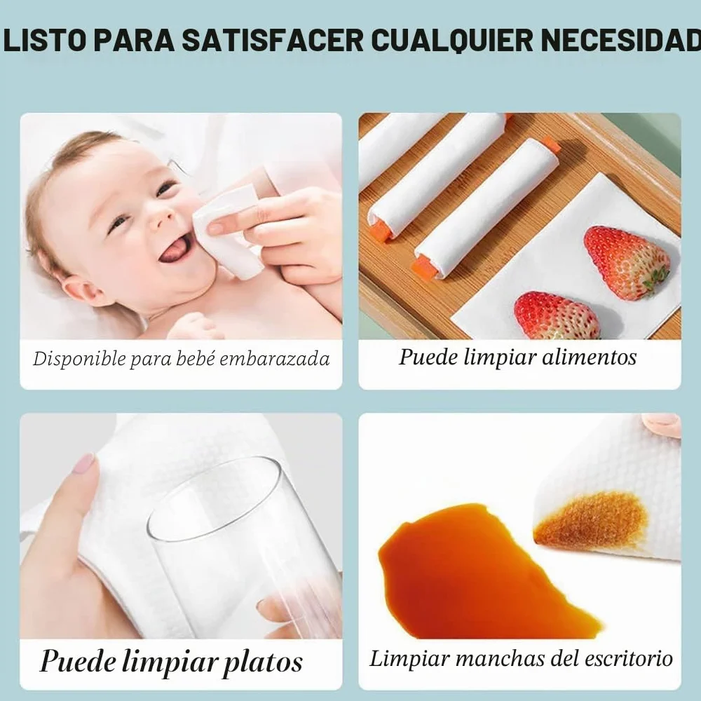 Toallitas limpiadoras faciales 100 piezas, algodón puro, para piel sensible, desmaquillantes desechables