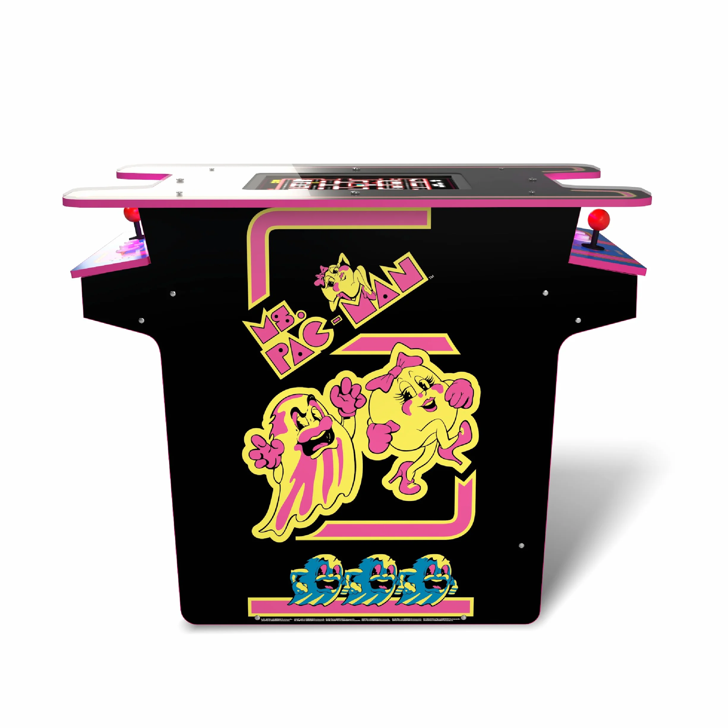 Arcade 1 Up Ms. Pac-Man Head-to-Head Table