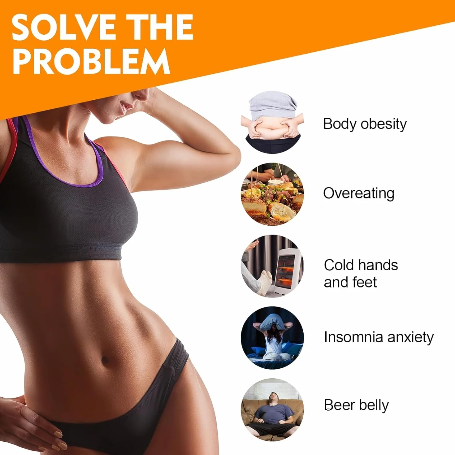 Parches Corporales para Abdomen, Cintura y Piernas - Moldeado Natural, Redefinición de Contornos, Uso Diario