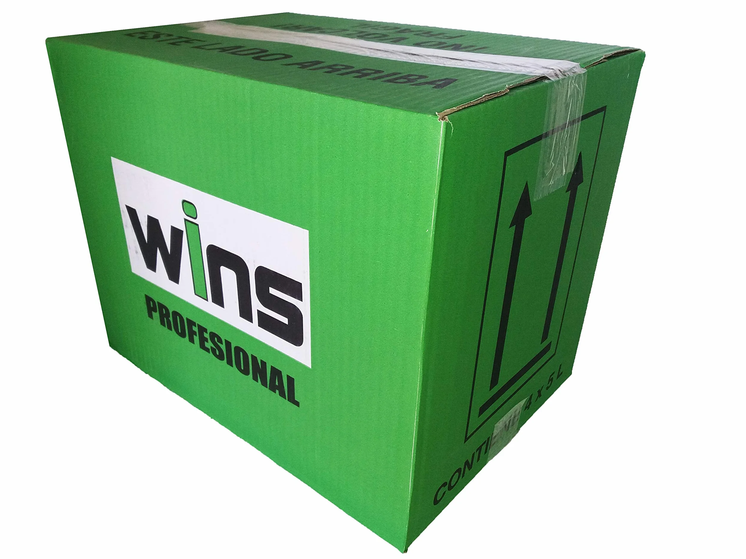 Caja de 4 botellas WINS 002. Gel Wins 002. Envase de 5 Litros. Gel jabón de uso corporal y para las manos.