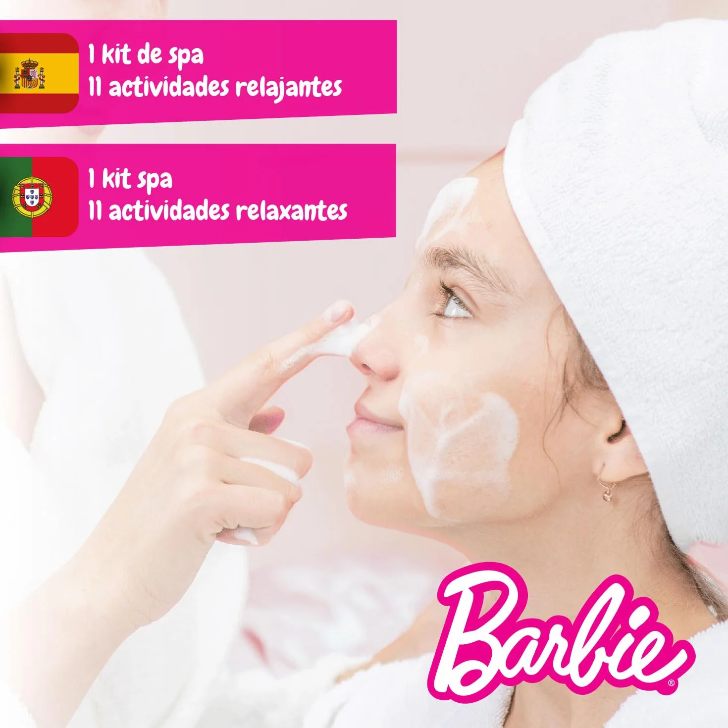 Science4you Barbie Mi Primer SPA Zen Juego Hacer Jabones Sales Baño Perfumados Regalo Niñas 8+
