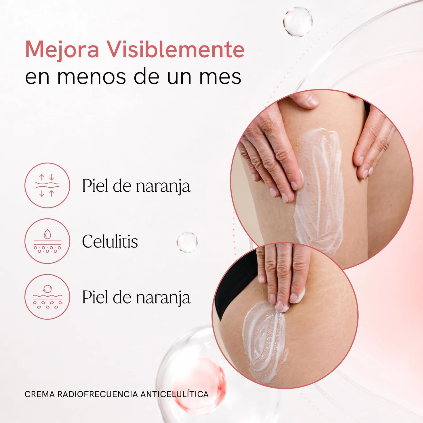 Crema Anticelulítica Reductora 500 ml, Reafirmante Corporal, Gel Reductor Abdomen y Glúteos, Radiofrecuencia Corporal, Tratamiento Anticelulitis Profesional