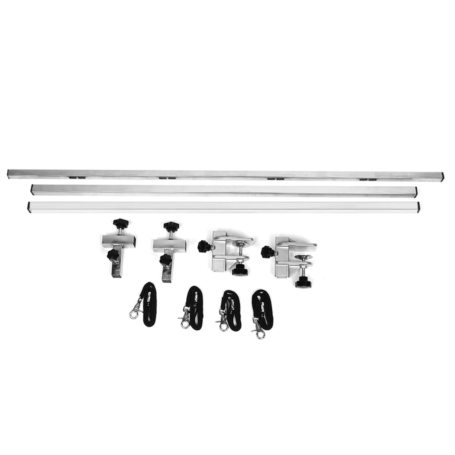 Soporte para Mesa de Aseo con Brazo Ajustable de Acero Inoxidable para Sesiones de Belleza y Entrenamiento de Mascotas 3 Unidades (Soporte de mesa de 1,2 m)