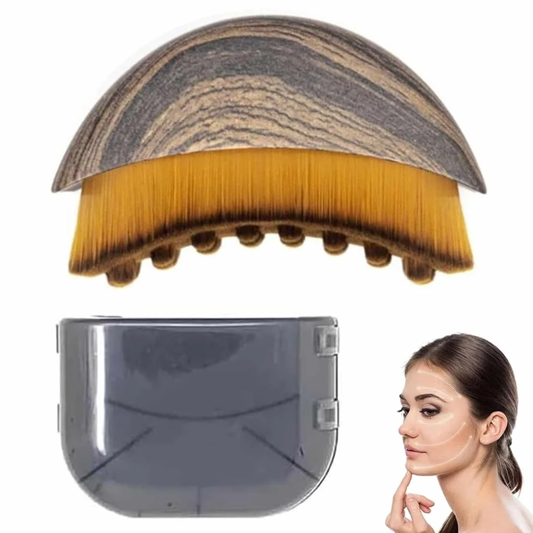 GXGM Cepillo Facial de Contorno Linfático Masajeador para Mandíbula