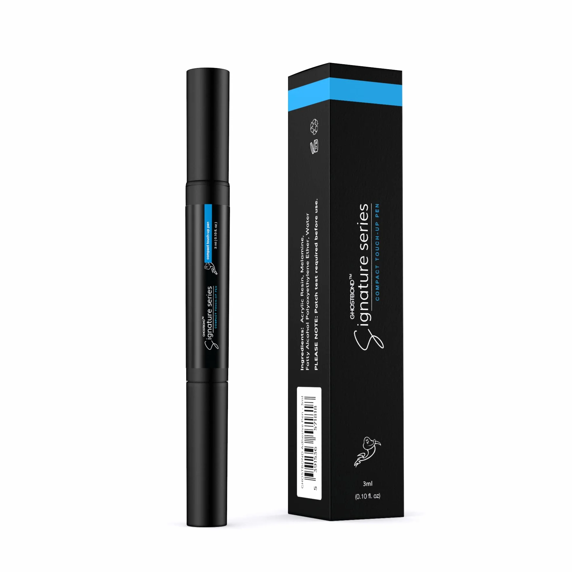 GHOSTBOND Pro Hair Labs Lápiz adhesivo para retoques XL, Adhesivo para pelucas de poliéster y encaje
