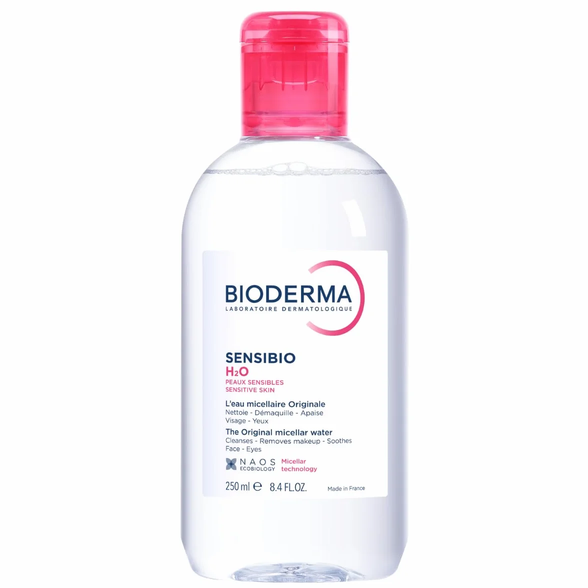 BIODERMA Sensibio H2O Agua Micelar Limpiadora y Desmaquillante 250 ml