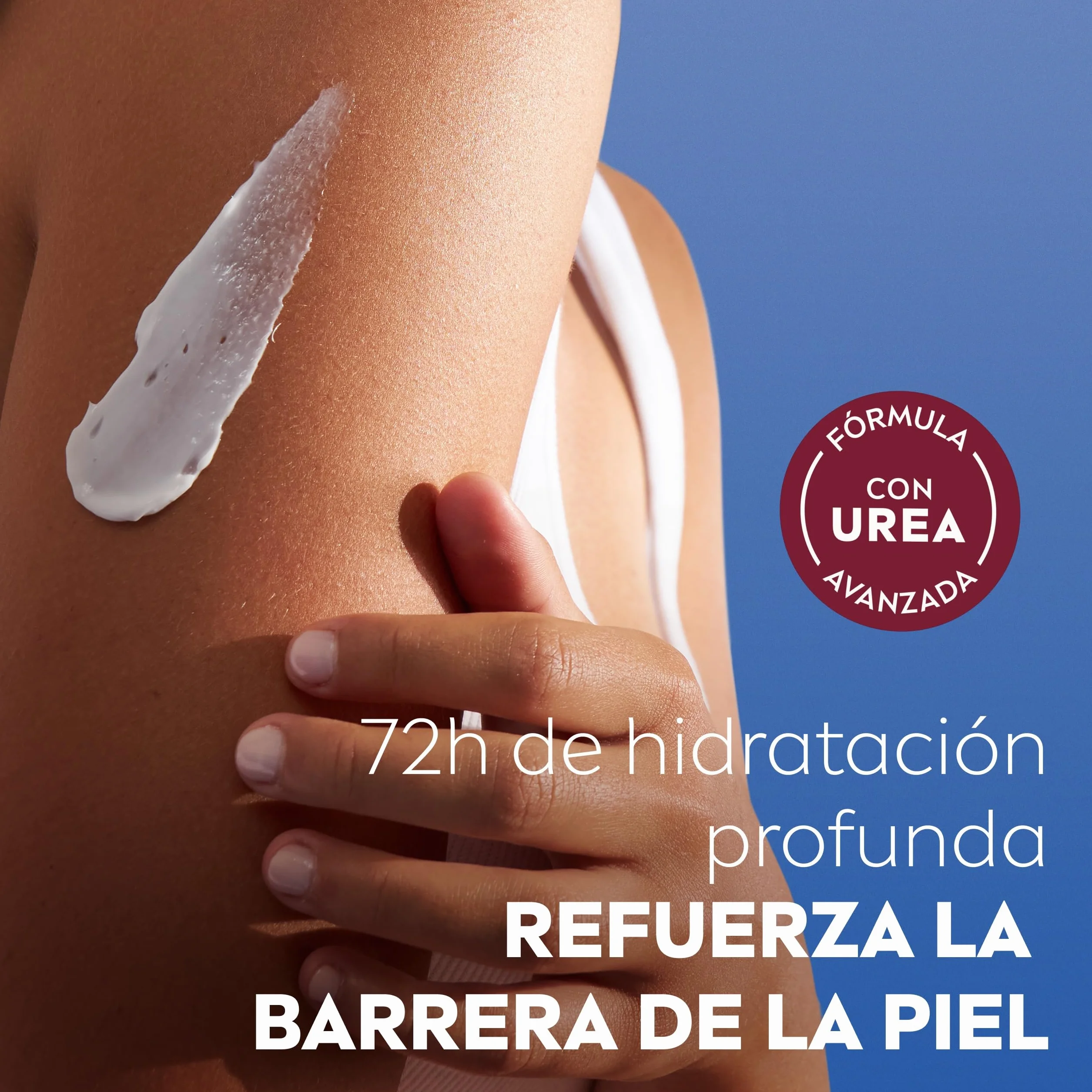 NIVEA Repara & Cuida Crema hidratante corporal 400 ml con glicerina y urea, 72 h hidratación para piel extra seca