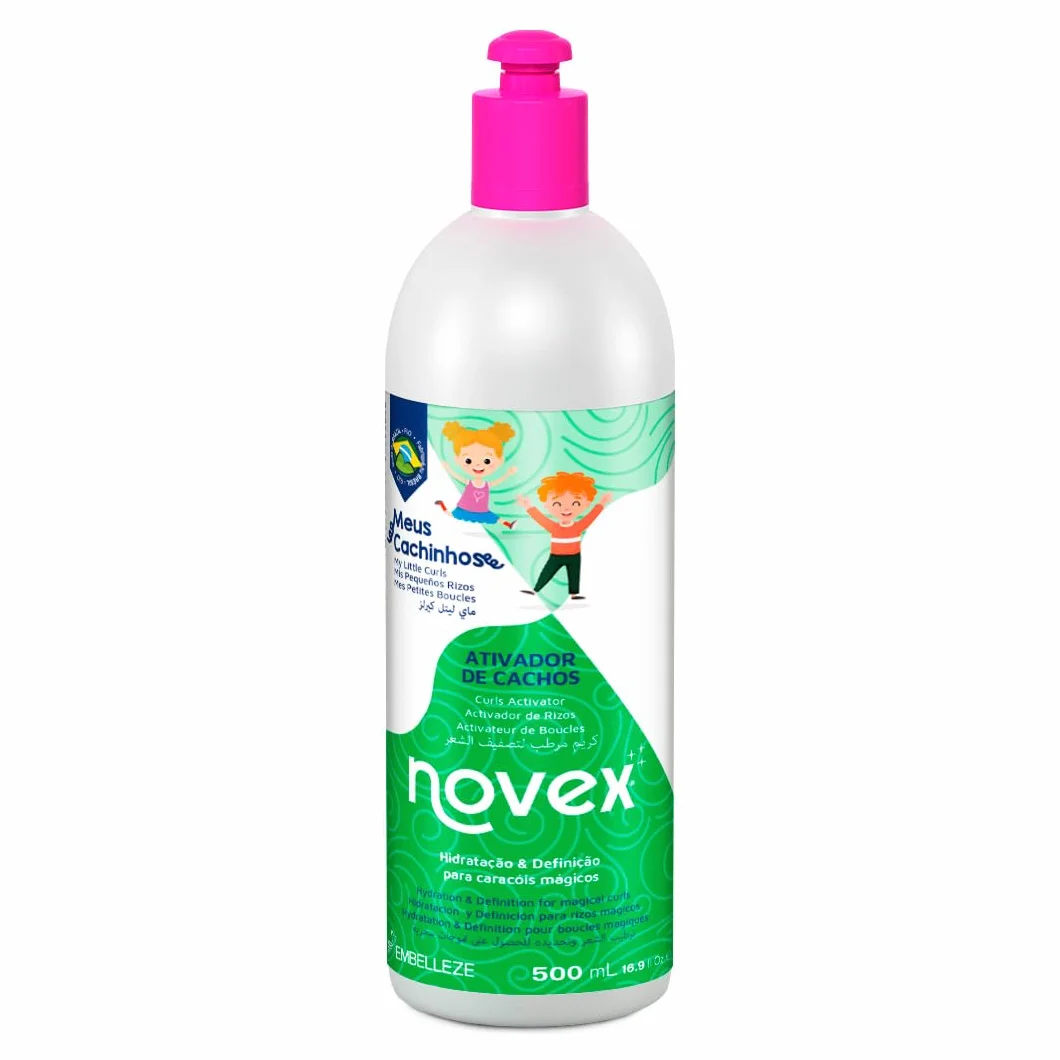 Novex Mis Rizos Activador de Rizos Leave-In 500 ml Crema Definidora para Cabello Rizado