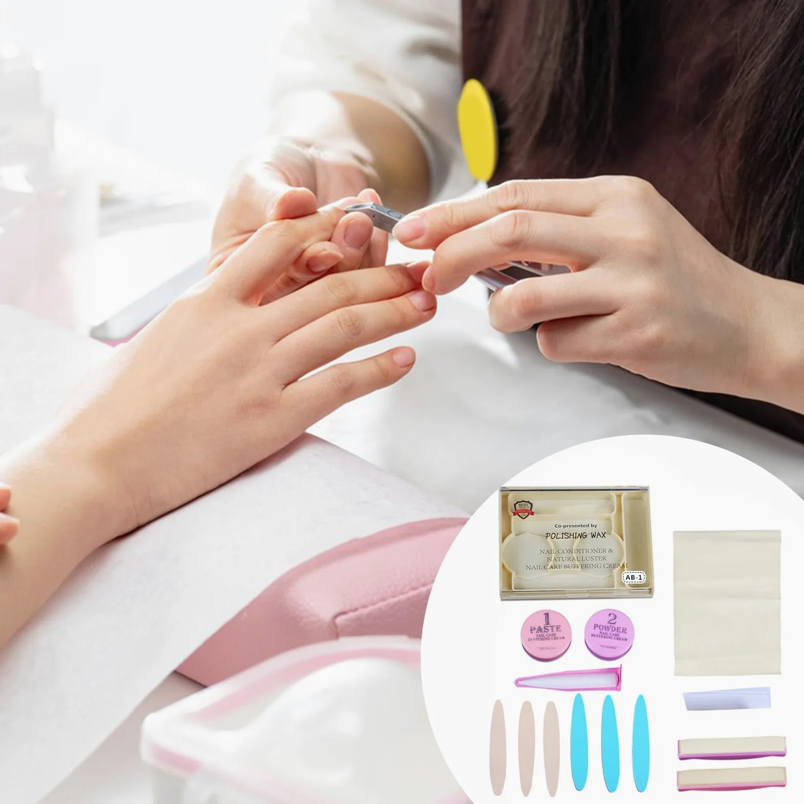 Kit De Manicura Con Pulidora De Y Utensilios De Belleza | Juego De Preparación De Uñas Naturales Para Mujeres Para Mujeres Principiante Hogar Boda Regalo Cumpleaños San Valentin