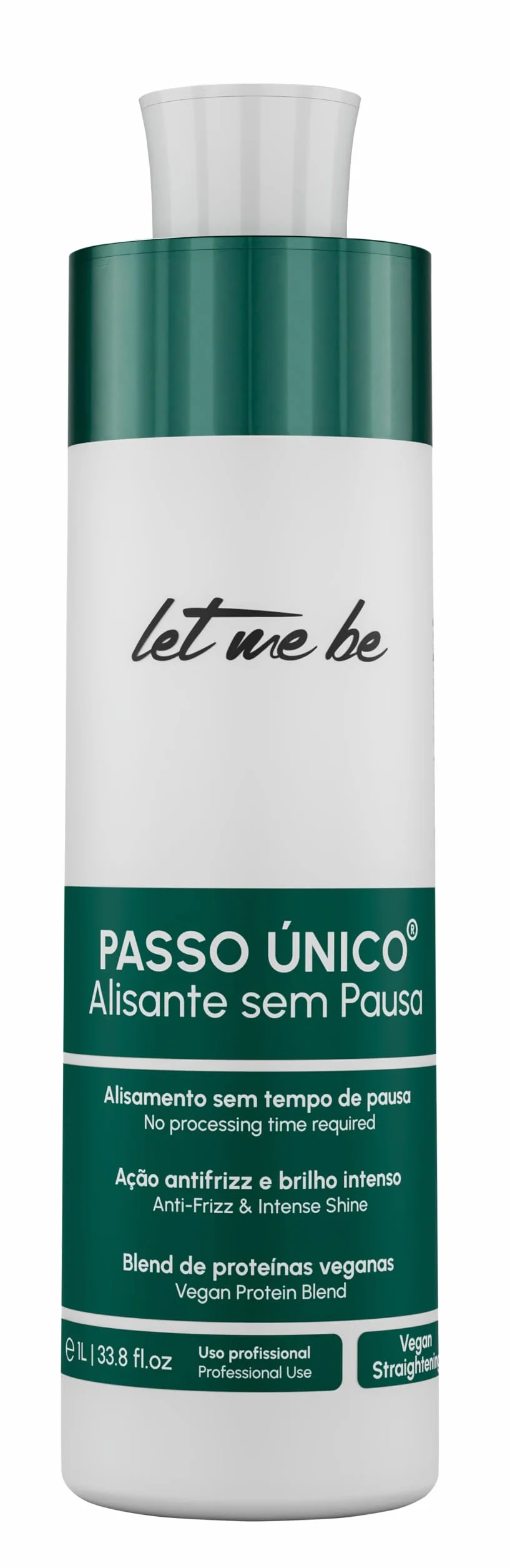 Alisado Brasileño Instantáneo Sin Formol Orgánico Vegano 1L con Aminoácidos, Keratina y Proteínas Vegetales