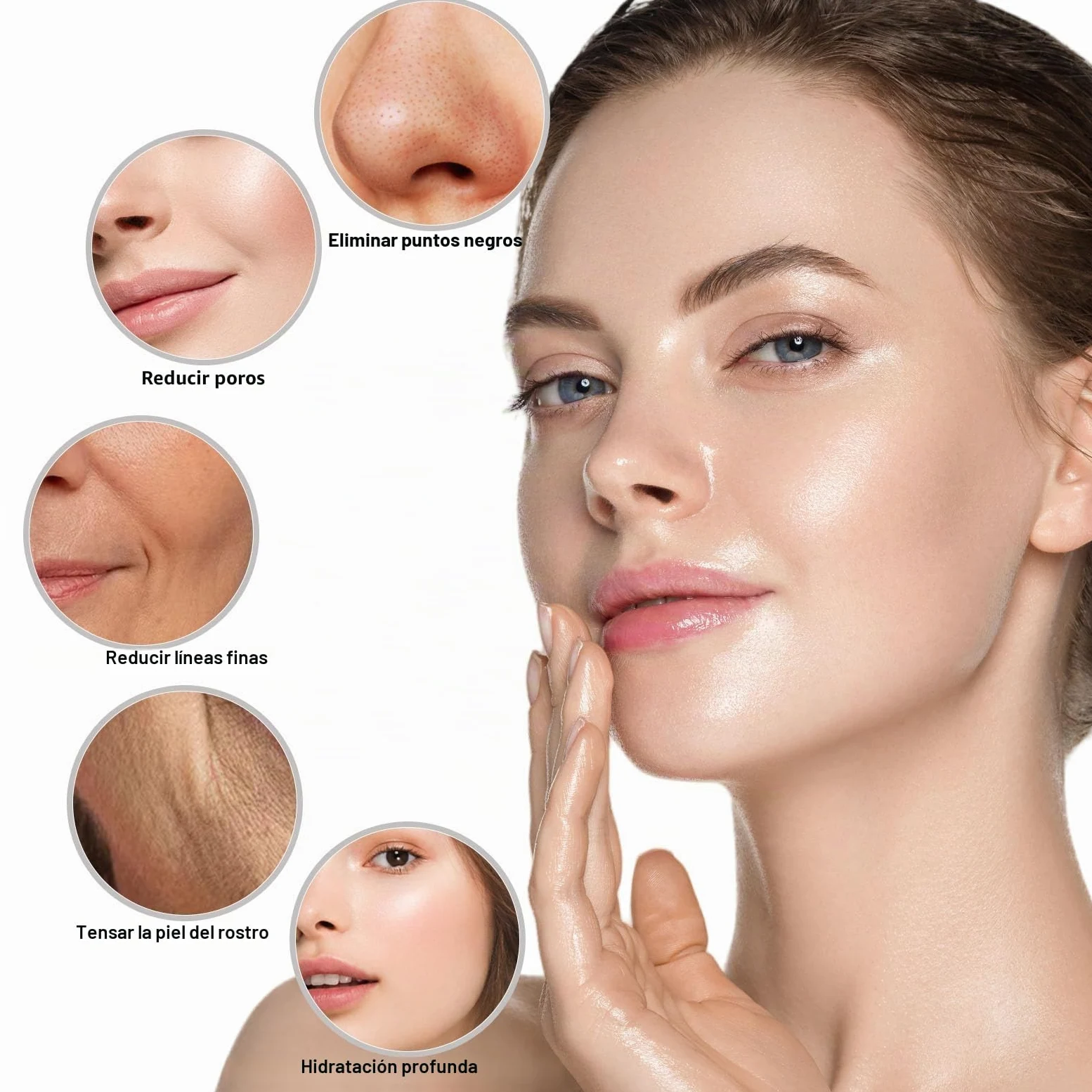 Máquina Facial Profesional Aquafacial 6 en 1 Hidrógeno-Oxígeno | Aparato de Cuidado de la Piel, Para Casa, SPA