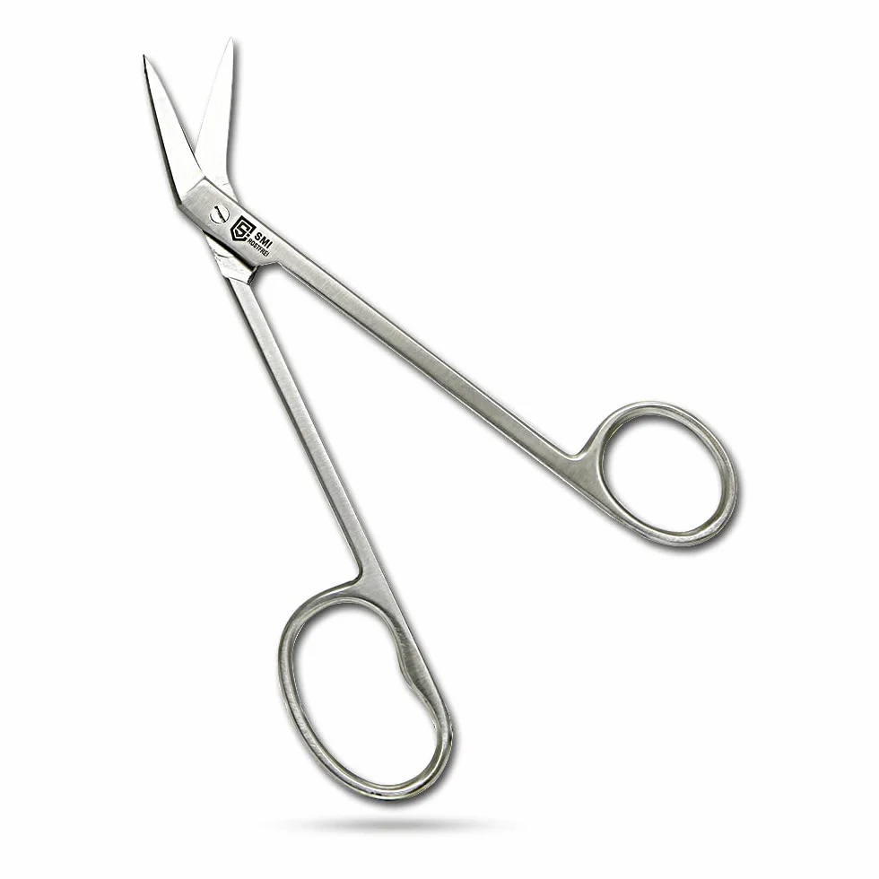 Tijeras de Uñas Acero Inoxidable Mango Largo 16 cm para Uñas Encarnadas y Gruesas Profesional