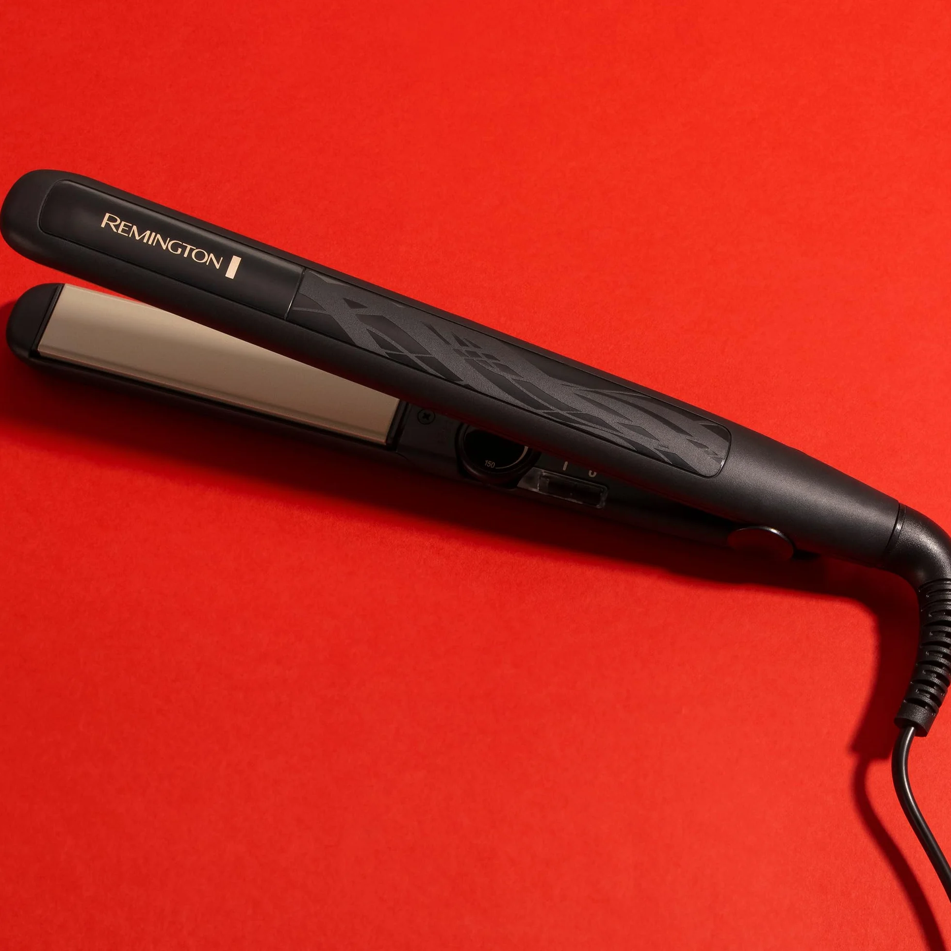 Remington Plancha de Pelo Ceramic Slim S3500 - Placas Flotantes Extralargas, Cerámica Anti-estática, Turmalina, 230°C