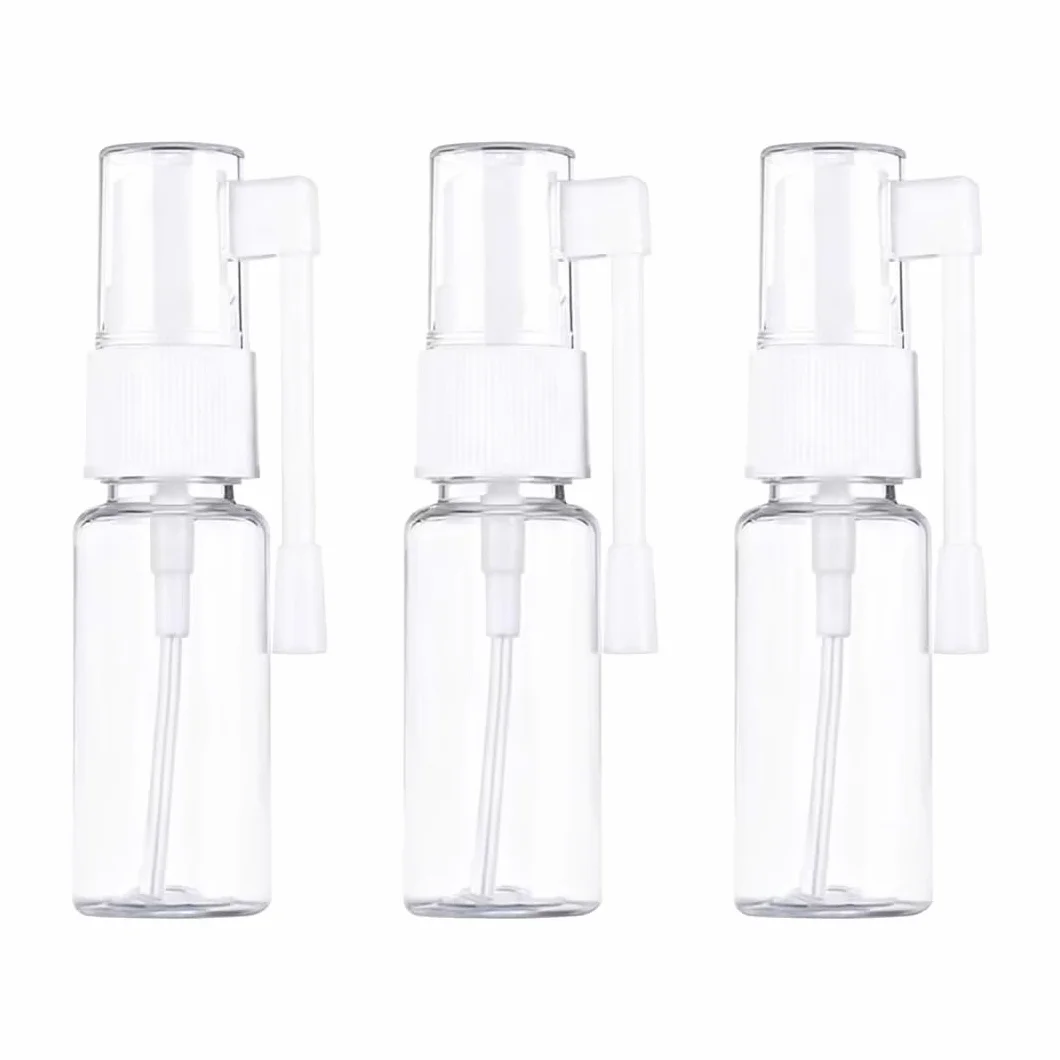 Botellas pulverizadoras de plástico rellenables 20 ml con tapa giratoria 360° atomizador de niebla fina