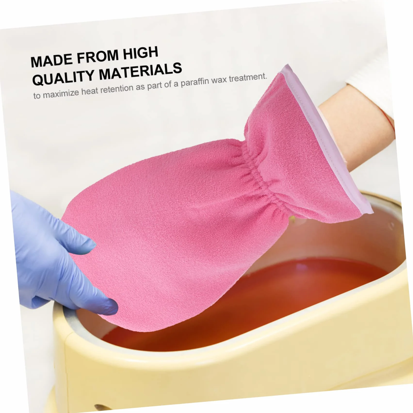 Guantes De Cera De Parafina Y Botines Reutilizables Para Baños De Parafina 11.81x6.29 Pulgadas