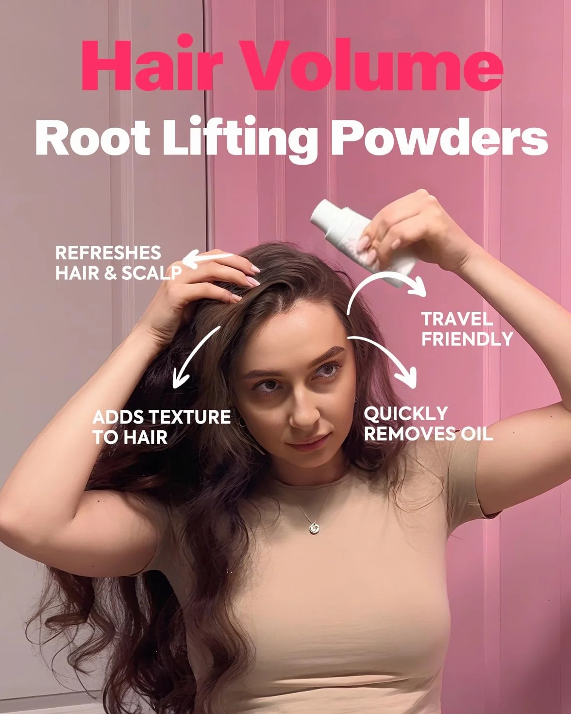 Immetee Polvo Volumen Pelo Mujer, Texturizante de Cabello sin Residuos (14g)