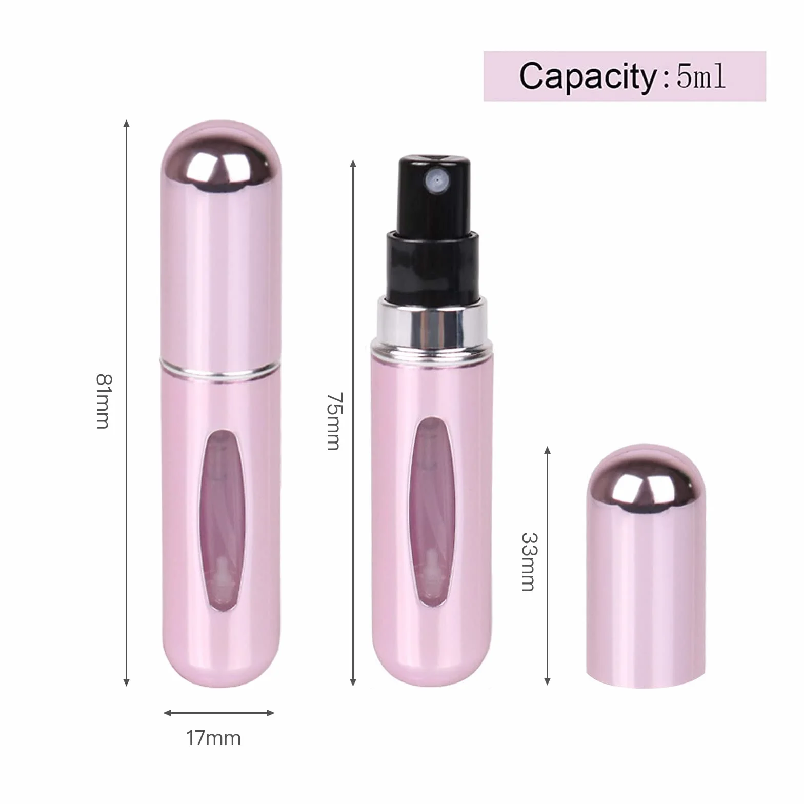 Atomizador Perfume Recargable Portátil 5ml VEGCOO