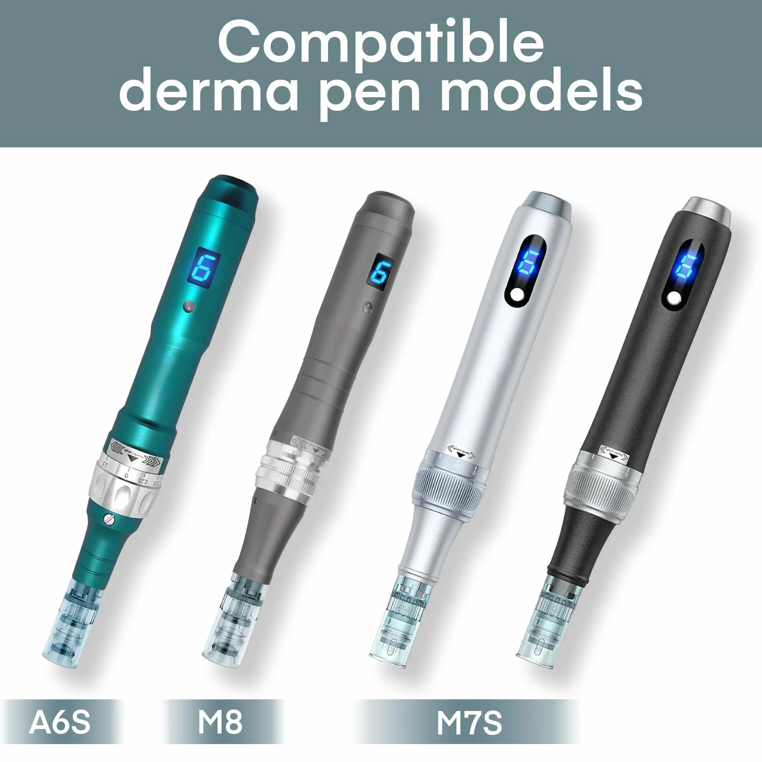 Agujas Dermapen M8 36 puntas Microneedling Cartuchos 3 ranura bayoneta para M8 M7S A6S 20 unidades