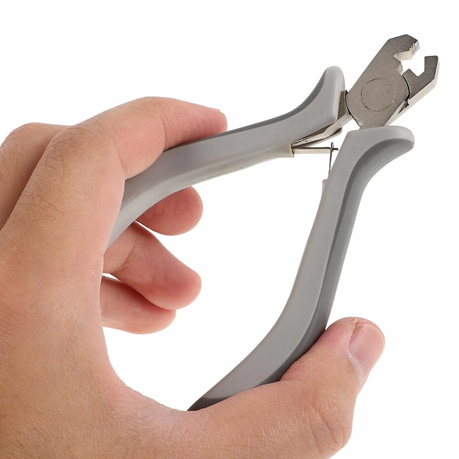 Alicates para Quitar Extensiones de Cabello Metálicos 6d, Herramienta Fina para Salón, Extracción Rápida