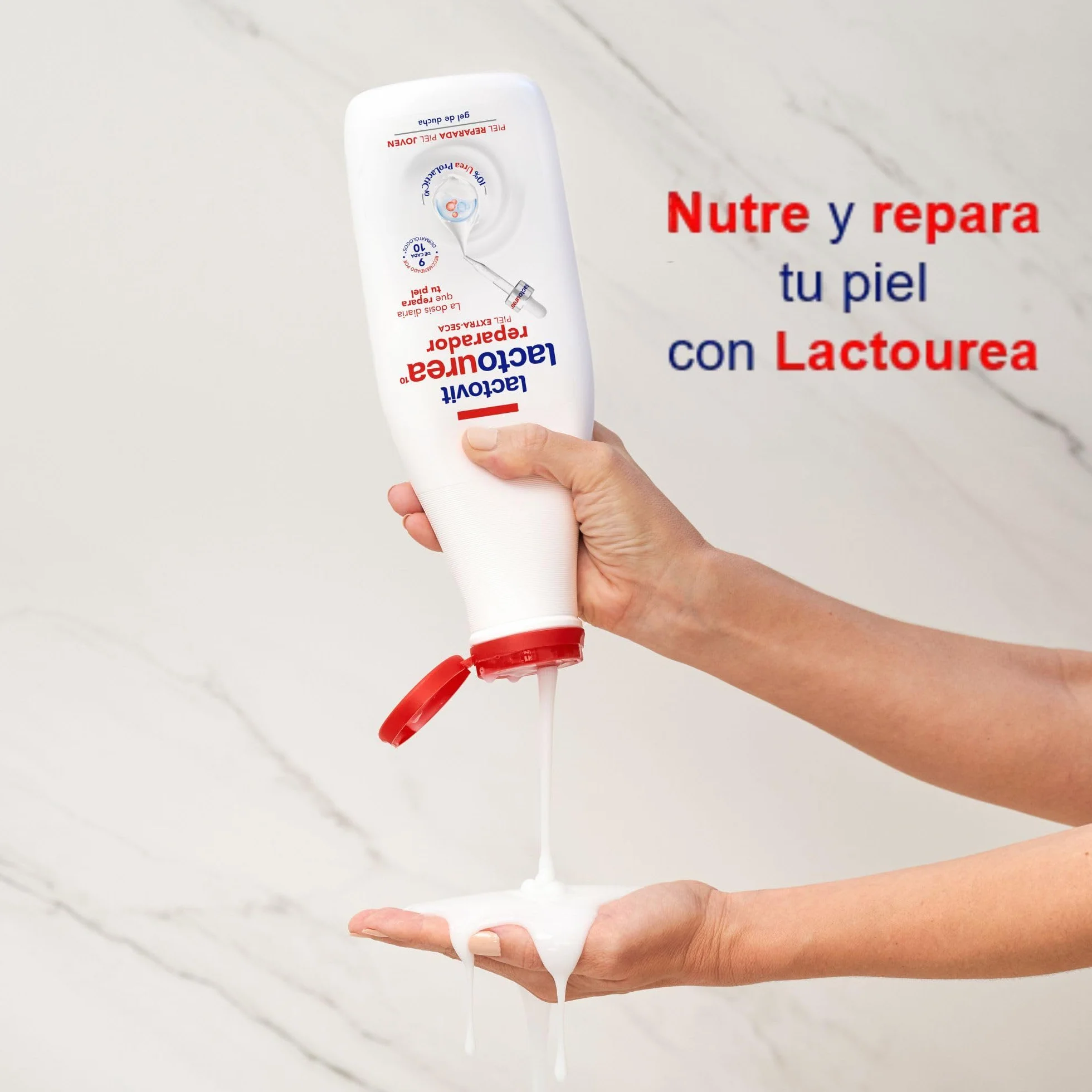 Lactovit Gel de Ducha Reparador Lactourea para Piel Muy Seca 550 ml