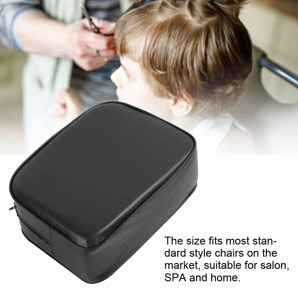 FILFEEL Cojín Elevador para niños Barber Negro Silla de peluquería SPA