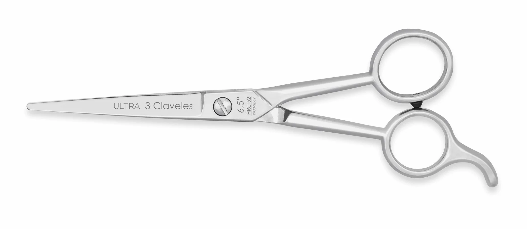 Tijera Para El Cabello De Corte 6.5" Acero Inoxidable Microdentado 3 Claveles Ultra
