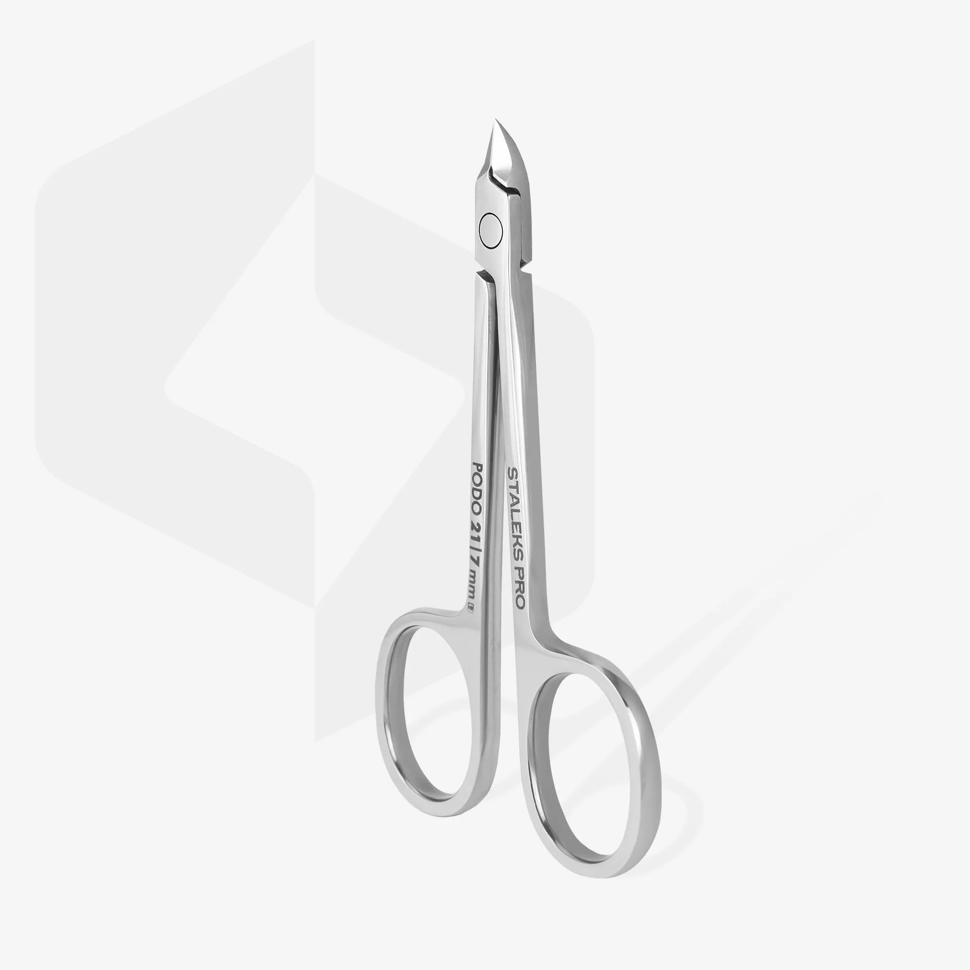 STALEKS PRO Alicates tipo tijera para uñas de los pies. Podo 21-7mm