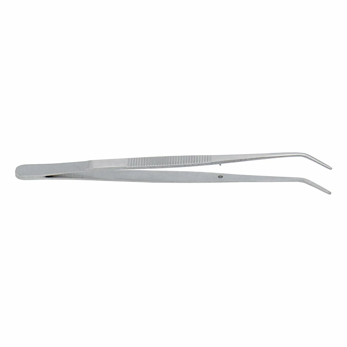 Pinzas de acero inoxidable, con punta dentada curvada, multiusos, pinzas para máquina de coser, pinzas para reparación de manualidades (10)