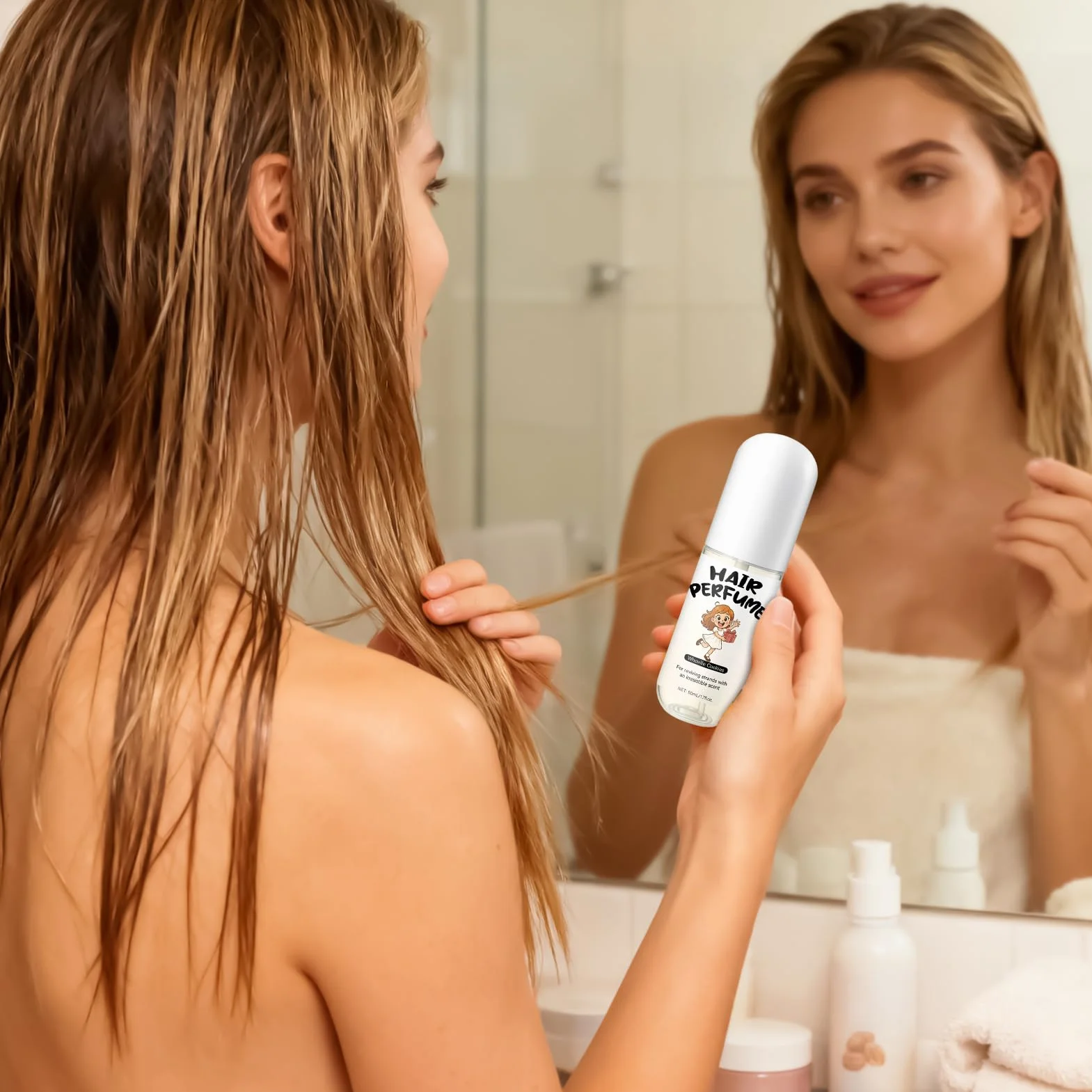 Perfume para el pelo 50 ml niebla cabello viajes