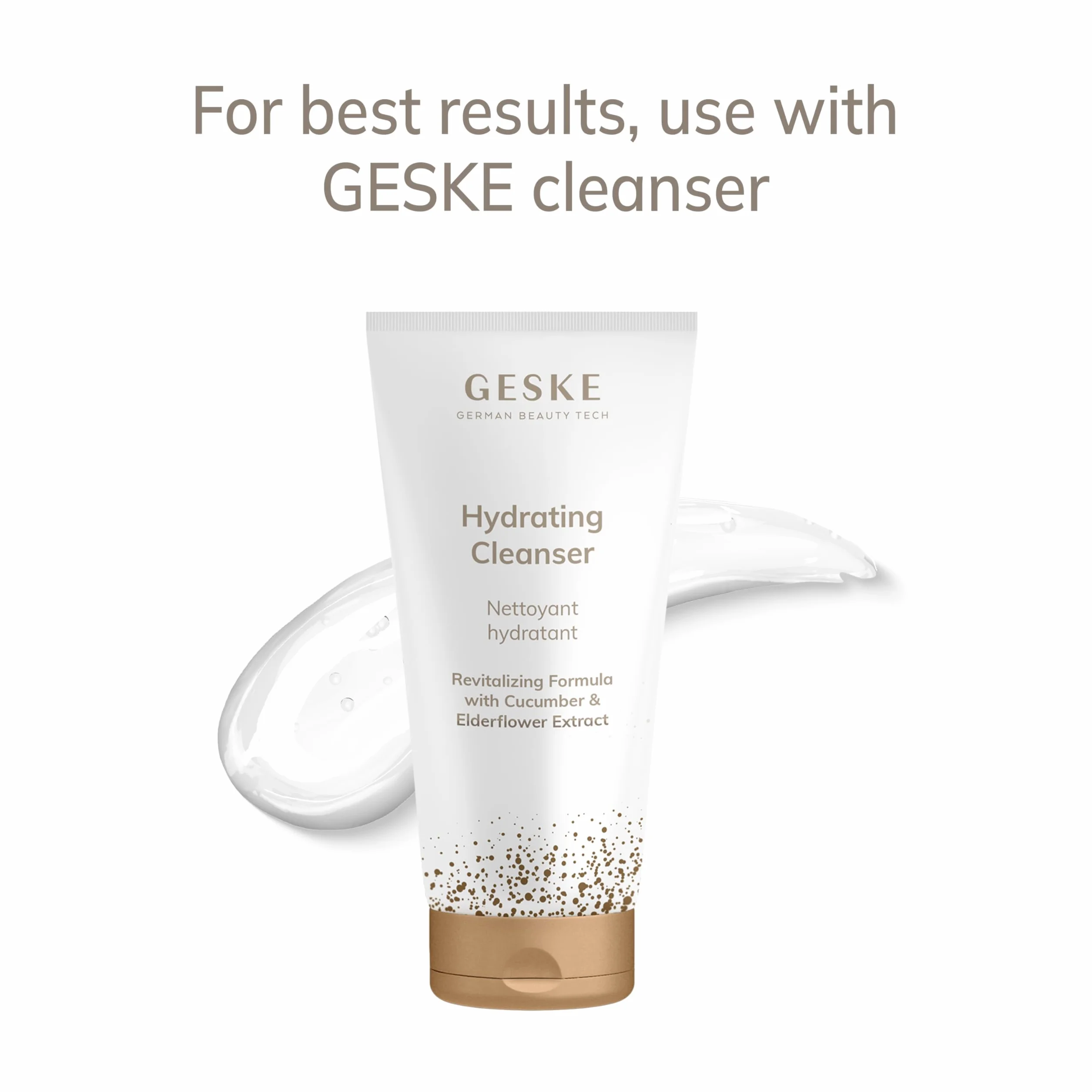 Geske SmartAppGuided Cepillo de limpieza facial 4 en 1 Negro