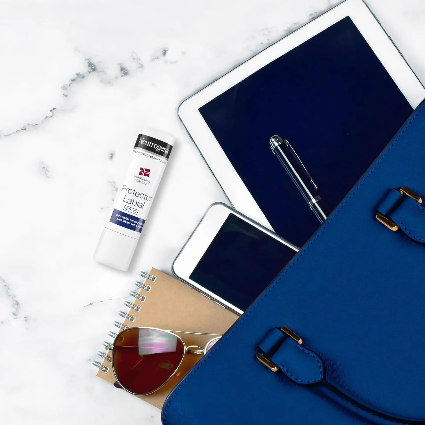 Neutrogena Fórmula Noruega Protector Labial SPF 20 2 x 4,8 g Bálsamo Labial Hidratante